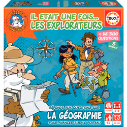 Educa Mini Jeu Il Était Une Fois... Les Explorateurs, unisexe, Plastique, Carton, Multicolore, 01-01-2018, Espagne, 400 g