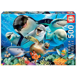 Educa Underwater Selfies Jeu de puzzle 500 pièce(s) Aquatique