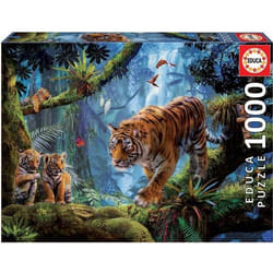 Puzzle de 1000 pièces Educa Tigres En Arbol