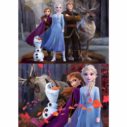Educa 2x100 Reine Des Neiges 2, 200 pièce(s), 6 an(s)