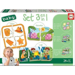 Ensemble des jeux 3 en 1 Educa