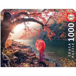 Educa 1000 Lever de soleil sur le fleuve Katsura, Japon