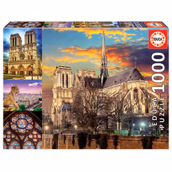 Educa Notre Dame Collage, 1000 pièce(s), Ville, 12 an(s)