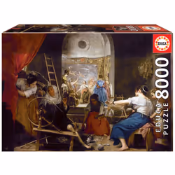 Educa 8000 Les Fileuses ou La Légende d´Arachné, Diego Velázquez, 8000 pièce(s), Art, 12 an(s)