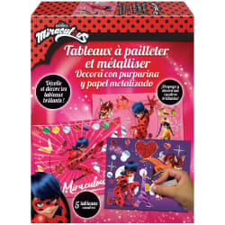 Educa Borras Tableau à pailleter - Miraculous Ladybug