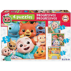 Puzzle évolutif Cocomelon 6-9-12-16 pièces - Ocio Stock