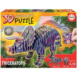 Puzzle 3D Educa Triceratops
