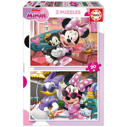 Puzzle de 2 x 20 pièces Educa Minnie
