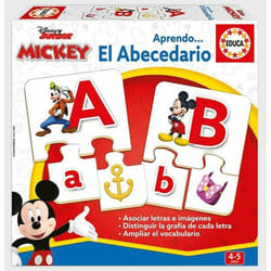 Puzzle apprendre l'alphabet Educa Mickey&Friends