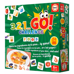 Educa 3,2,1… GO! Challenge Food Jeu de cartes Cooking