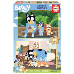 Educa Borras Bluey Famille - 2x16 pcs