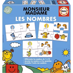 Jeu dapprentissage - EDUCA - Monsieur Madame - Les Nombres