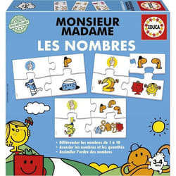 Jeu dapprentissage - EDUCA - Monsieur Madame - Les Nombres