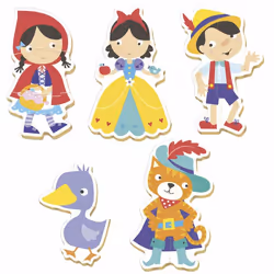 Educa Once upon a time Jeu de puzzle Dessins animés