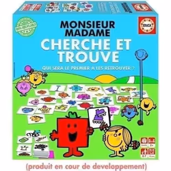 Jeu dapprentissage - EDUCA - Monsieur Madame - Cherche Et Trouve