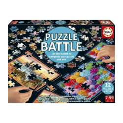 Puzzle - EDUCA - Battle Travel - 12 puzzles - 42 pieces - Theme Voyage et cartes