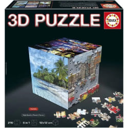 EDUCA BORRAS Puzzle 3D Travel photo du monde