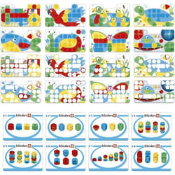 Articolors - Jeu éducatif - EDUCA - Empilement de jetons colorés et formes géométriques - Dès 2 ans