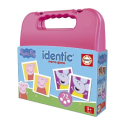 Identic Peppa Pig - Jeu de mémoire - EDUCA - 72 cartes, développe mémoire et attention - Des 3 ans