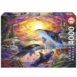 Puzzle - EDUCA - Orques et Loups - 4000 pièces - 136 x 96 cm - Pour adultes à partir de 15 ans