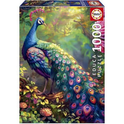 Puzzle - EDUCA - Jardin de Paons - 1000 pièces - 68x48 cm - Pour adultes à partir de 12 ans