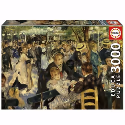 Puzzle - EDUCA - Danse Au Moulin De La Galette - 3000 pièces - 120 x 85 cm - À partir de 15 ans