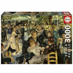 Puzzle - EDUCA - Danse Au Moulin De La Galette - 3000 pièces - 120 x 85 cm - À partir de 15 ans