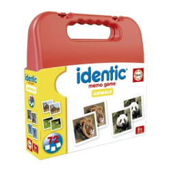 Identic Animaux - Jeu de mémoire - EDUCA - 72 cartes, développe mémoire et attention - Des 3 ans