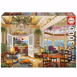 Puzzle - EDUCA - Vie en Bord de Mer - 3000 pièces - 120x85 cm - Pour adultes à partir de 15 ans