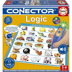Conector Logic - Jeu éducatif - EDUCA - 90 questions 12 thèmes format livre - Dès 3 ans