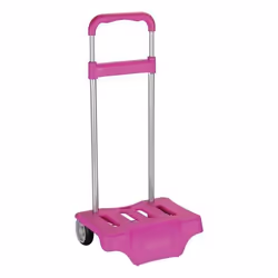 Chariot pour sac à dos Safta Fuchsia - Capacité 23L - Design sportif - Roues 2