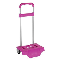 Chariot pour sac à dos Safta Fuchsia - Capacité 23L - Design sportif - Roues 2