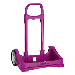 Chariot pour sac à dos Safta Fuchsia - Capacité 28L - Design Sportif - Système de Réglage Universel