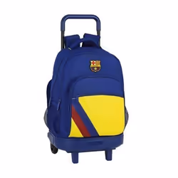 F.C. Barcelona Cartable à roulettes Compact 612025918 Bleu (33 x 45 x 22 cm)