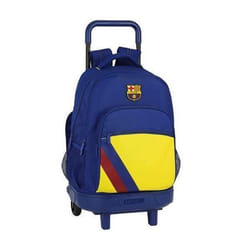 F.C. Barcelona Cartable à roulettes Compact 612025918 Bleu (33 x 45 x 22 cm)
