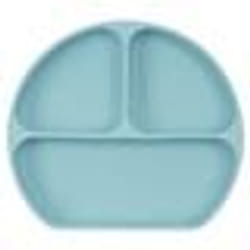 Assiette - Safta - Bear - Silicone - Ventouse - Bleu clair - 3 Compartiments