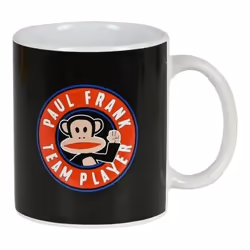 Paul Frank Tasse mug Team player Céramique Noir (350 ml)