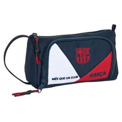 F.C. Barcelona Trousse d'écolier Corporativa Bleu Bordeaux 20 x 11 x 8.5 cm