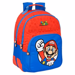 Sac à dos - SAFTA - Super Mario - 32x42x15 cm - Multicolore - Adaptable Chariot