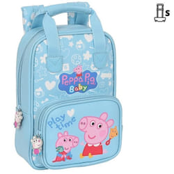 Peppa Pig Sac à dos enfant Baby Bleu clair (20 x 28 x 8 cm)