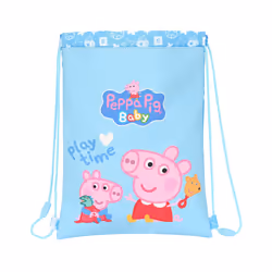 Peppa Pig Sac à dos serré par des ficelles Baby (26 x 34 x 1 cm)