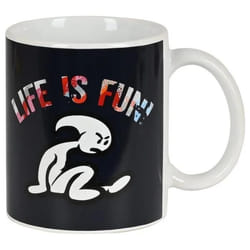El Niño Tasse mug Life is fun Céramique Multicouleur (350 ml)