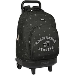 Safta Cartable à roulettes California Noir 33 X 45 X 22 cm