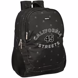 Safta Cartable California Noir 32 x 44 x 16 cm