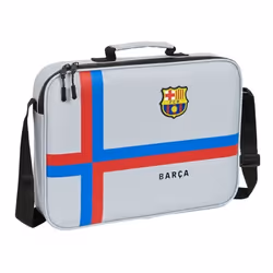 F.C. Barcelona Cartable d'école Gris (38 x 28 x 6 cm)