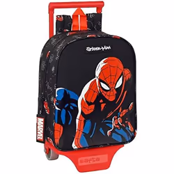 Spiderman Cartable à roulettes Hero Noir (22 x 27 x 10 cm)