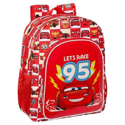 Cars Cartable Let's race Rouge Blanc (32 x 38 x 12 cm)