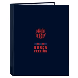 Classeur - SAFTA - F.C.Barcelone - A4 - 4 anneaux - Couvertures rigides