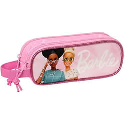 Barbie Trousse Fourre-Tout Double Girl Rose 21 x 8 x 6 cm