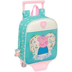 Sac à dos - SAFTA - PEPPA Pig Pretty Flowers - Rose - Trolley inclus - Confortable enfants